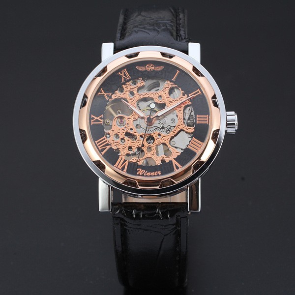 Часы-Скелетон Winner Skeleton Bronze купить — интернет магазин Master-watches