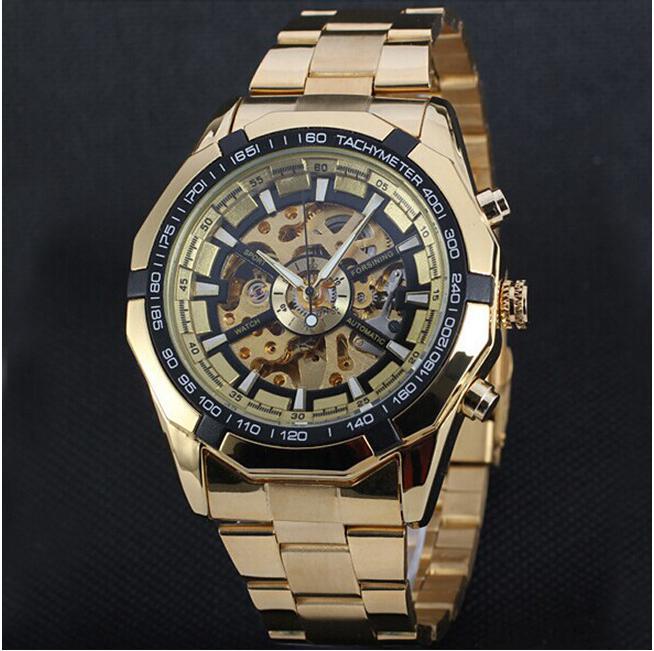 Часы-Скелетон Winner Luxury Gold купить — интернет магазин Master-watches