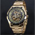 Часы-Скелетон Winner Luxury Gold купить — интернет магазин Master-watches